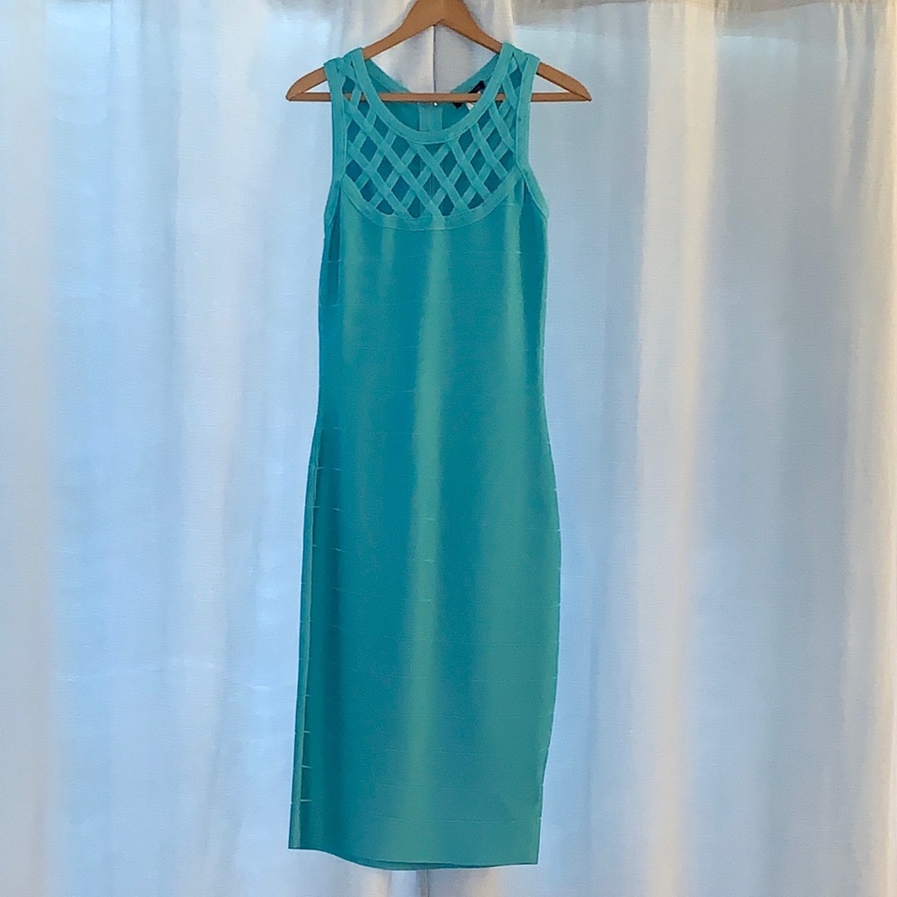 Venus Bandage Dress with Criss Cross Top